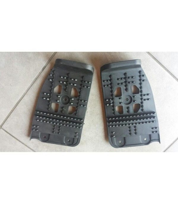 COPPIA PEDANE POGGIAPIEDI MINIATV RAPTOR - minimoto plastica ricambio appoggio