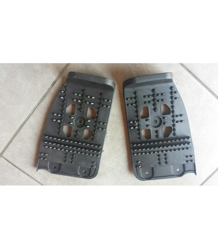 COPPIA PEDANE POGGIAPIEDI MINIATV RAPTOR - minimoto plastica ricambio appoggio