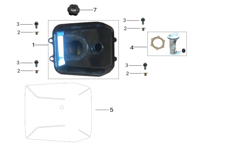 POMPA DEL SERBATOIO PER QUAD KAYO AU300 T3B L7e