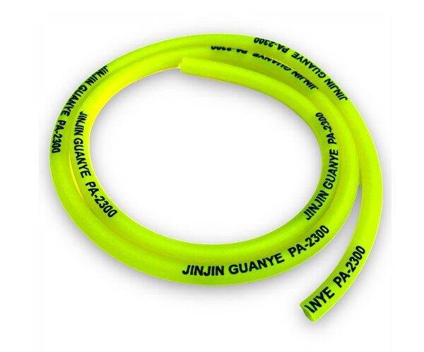 0,5mt o 10mt TUBO BENZINA COLORATO GIALLO FLUO