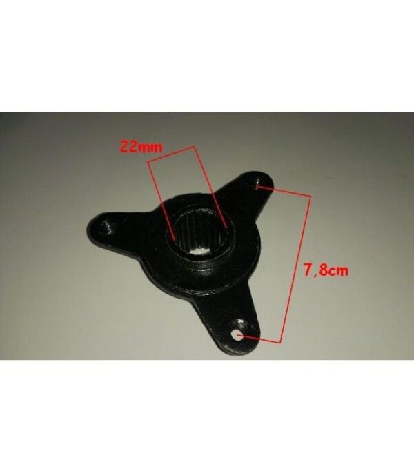 MOZZO 3 fori MOZZI RUOTA POSTERIORE CERCHI CERCHIO ATV QUAD