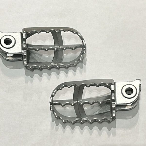 COPPIA PEDALINE POGGIAPIEDI PER MINICROSS PITBIKE KAYO KMB KT50 TS90 ET110