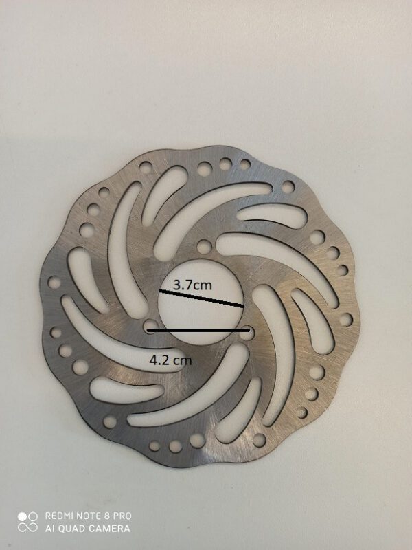 DISCO FRENO MINICROSS 10" ANTERIORE o POSTERIORE freni ventilato margherita