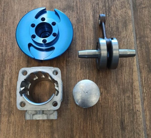 GRUPPO TERMICO  BIG BORE 7,5 cv CON ALBERO  minimoto minicross miniatv 50cc 2 tempi