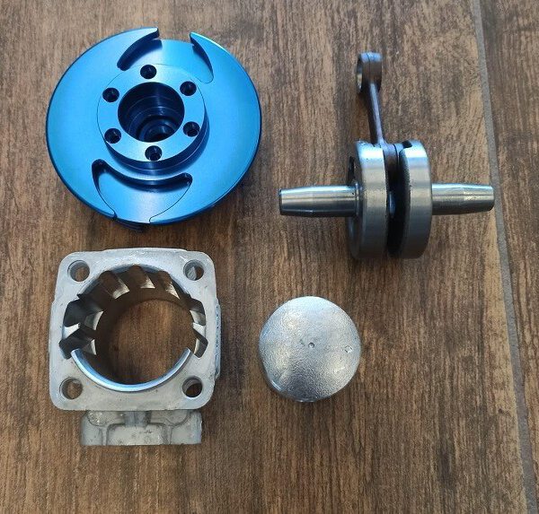 GRUPPO TERMICO  BIG BORE 7,5 cv CON ALBERO  minimoto minicross miniatv 50cc 2 tempi