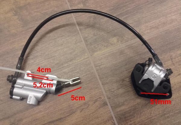 POMPA FRENO POSTERIORE KTM MORINI IDRAULICO POMPA PINZA LEM ITALJET