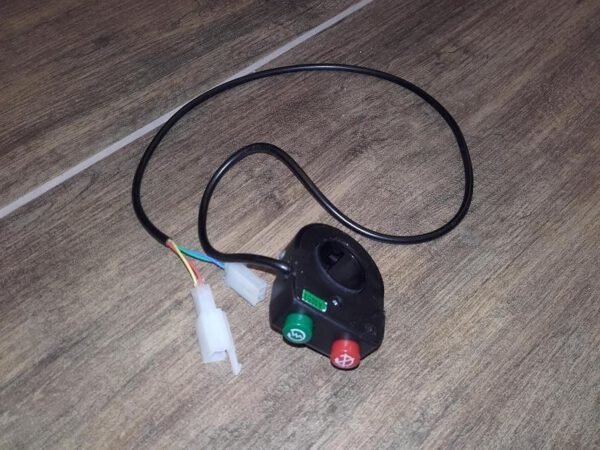 TASTO ACCENSIONE E SPEGNIMENTO MINIQUAD CON AVVIAMENTO ELETTRICO RAPTOR XXL 49CC 2 TEMPI