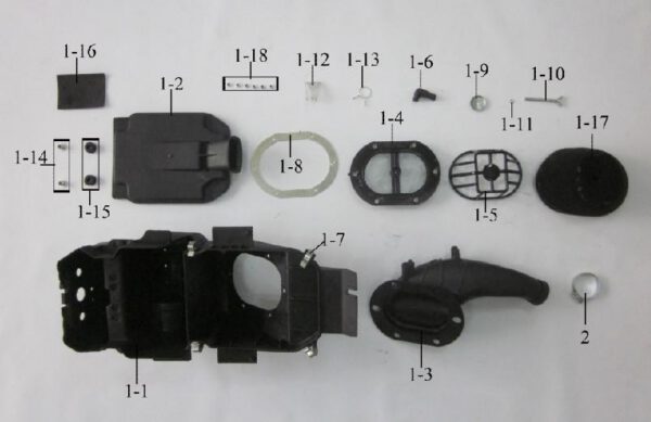 KIT FILTRO ARIA CARBURATORE QUAD PANTERA 250cc