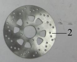 FRENO DISCO POSTERIORE QUAD ATV 250cc PANTERA 200mm esterno