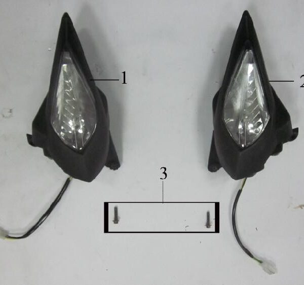 COPPIA FANALI ANTERIORI QUAD ATV 250cc PANTERA LUCI