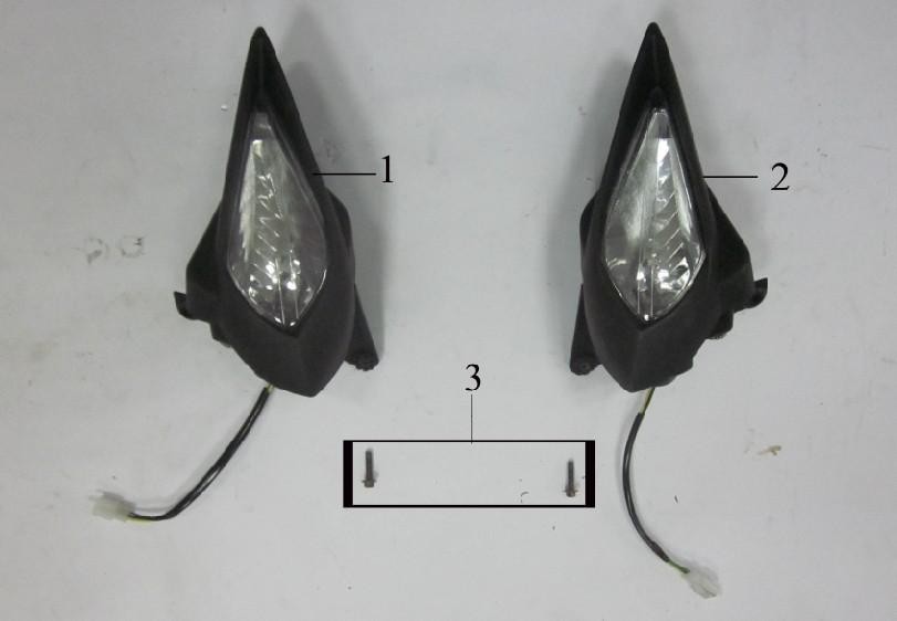 COPPIA FANALI ANTERIORI QUAD ATV 250cc PANTERA LUCI