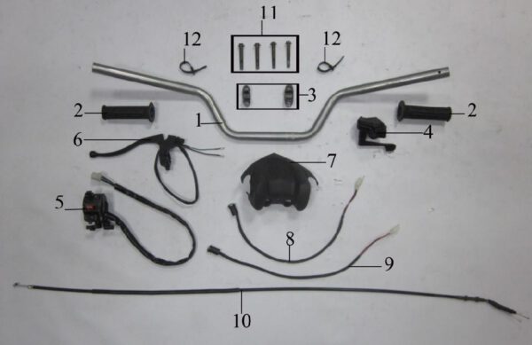 LEVA FRIZIONE + SUPPORTO QUAD ATV 250cc PANTERA