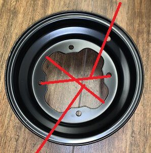 CERCHIO PER GOMMA ANTERIORE 20X7-10 QUAD ATV KAYO AU200 COPERTONE GOMME DISTANZA FORI 18/15CM