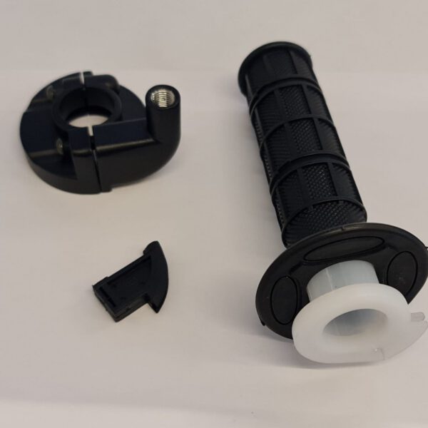 KIT ACCELERATORE COMPLETO ORIGINALE MANUBRIO PIT BIKE KAYO 125cc 140cc MANOPOLA DESTRA