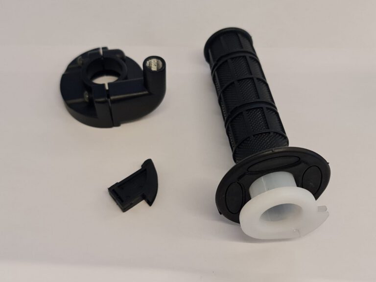 KIT ACCELERATORE COMPLETO ORIGINALE MANUBRIO PIT BIKE KAYO 125cc 140cc MANOPOLA DESTRA
