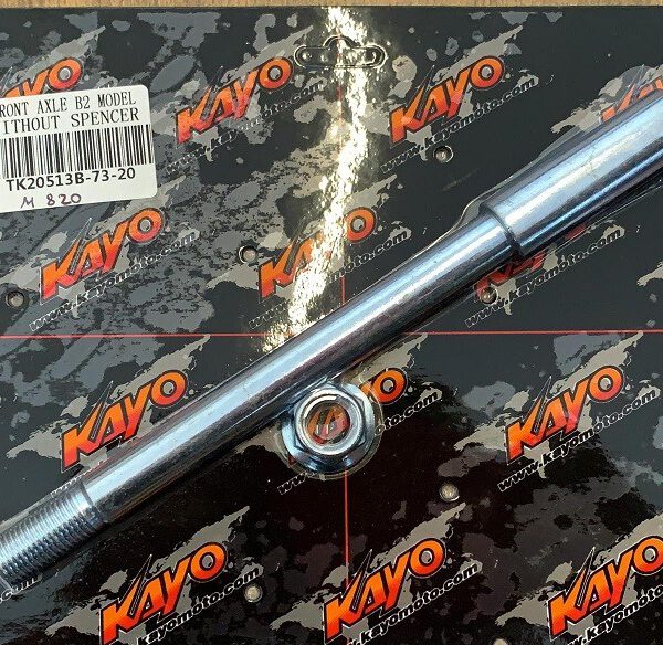 PERNO ANTERIORE RUOTA 15mm 225mm SUPERMOTO GP1 KAYO MOTARD RACING PER FORCELLE FASTACE - pit bike stradale minimoto