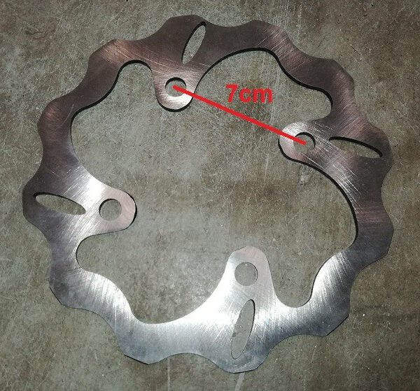 DISCO FRENO POSTERIORE 18cm SUPERMOTO GP1 KAYO MOTARD RACING  - pit bike stradale minimoto