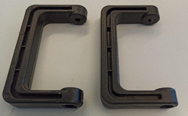 SET MANIGLIE PACCO BOX BATTERIE - bici elettrica scooter sky II tipo z-tech
