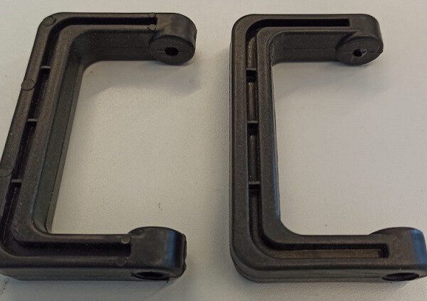 SET MANIGLIE PACCO BOX BATTERIE - bici elettrica scooter sky II tipo z-tech