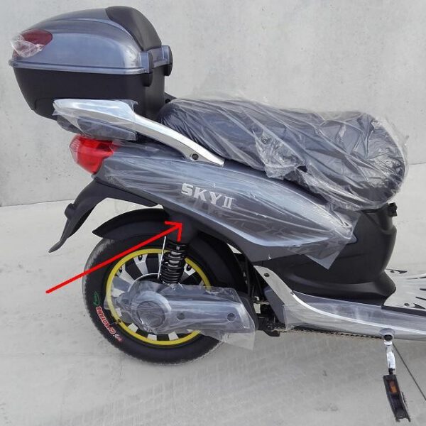 COPPIA PLASTICHE COPRI AMMORTIZZATORI - bici elettrica scooter sky II tipo z-tech