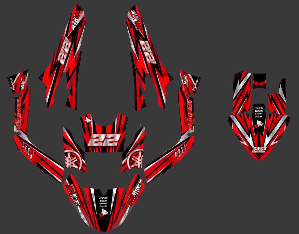 Grafica personalizzata Booster BW'S