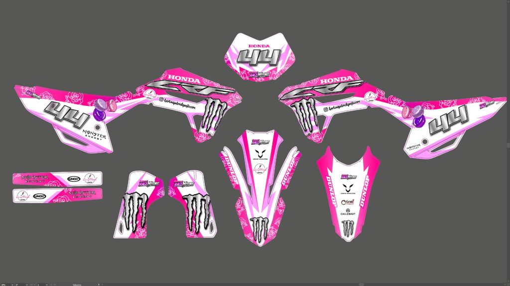 Grafica personalizzata HONDA CRF 250 R 2021